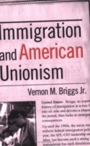 Бумажная книга «Immigration and American Unionism», автор Вернон М. Бриггс - фото №1