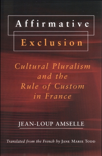 Паперова книга «Affirmative Exclusion: Cultural Pluralism and the Rule of Custom in France», автор Жан-Лу Амсель - фото №1