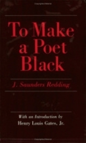 Бумажная книга «To Make a Poet Black», автор Дж. Сондерс Реддинг - фото №1
