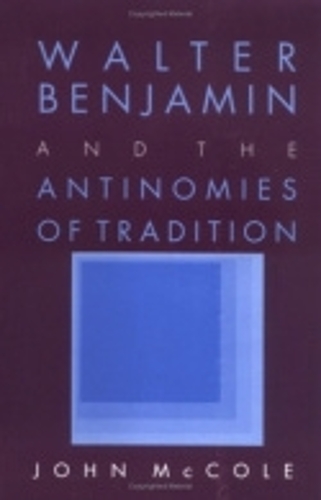 Паперова книга «Walter Benjamin and the Antinomies of Tradition», автор Джон Маккоул - фото №1