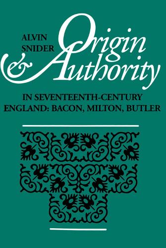Бумажная книга «Origin and Authority in Seventeenth-Century England», автор Элвин Снайдер - фото №1