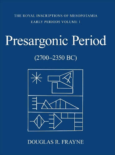 Бумажная книга «Presargonic Period: Early Periods, Volume 1 (2700-2350 BC)», автор Дуглас Фрейн - фото №1