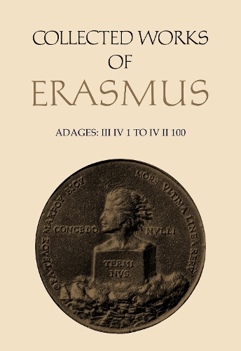 Бумажная книга «Collected Works of Erasmus: Adages: III iv 1 to IV ii 100, Volume 35», автор Эразм Роттердамский - фото №1