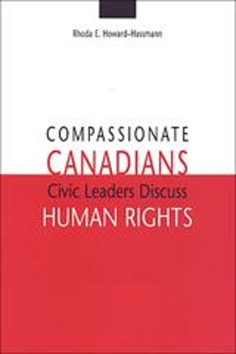 Бумажная книга «Compassionate Canadians: Civic Leaders Discuss Human Rights», автор Рода Э. Ховард-Хассманн - фото №1