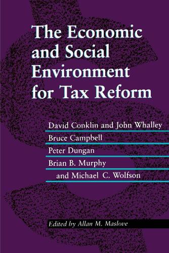 Бумажная книга «The Economic and Social Environment for Tax Reform», авторов Аллан Маслоув, Дэвид В. Конклин - фото №1