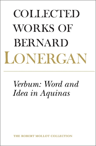 Бумажная книга «Verbum: Word and Idea in Aquinas, Volume 2», автор Бернард Лонерган - фото №1