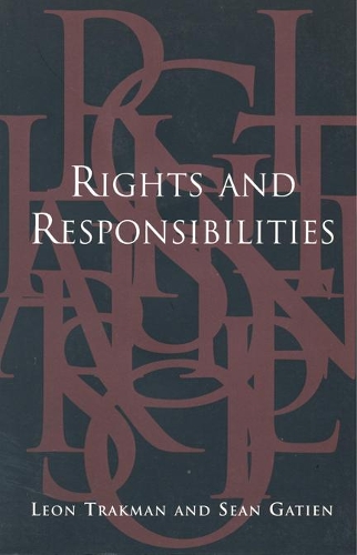 Бумажная книга «Rights and Responsibilities», авторов Леон Тракман, Шон Гатьен - фото №1