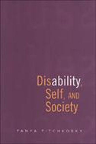 Паперова книга «Disability, Self, and Society», автор Таня Тітчковскі - фото №1
