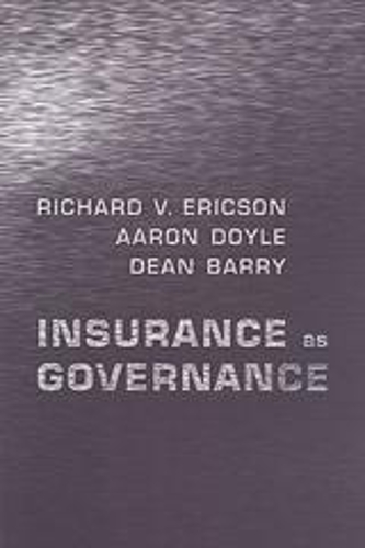 Бумажная книга «Insurance as Governance», авторов Аарон Дойл, Дин Барри, Диана Эриксон - фото №1