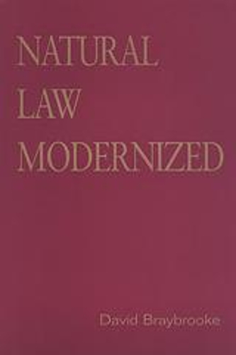Паперова книга «Natural Law Modernized», автор Девід Брейбрук - фото №1