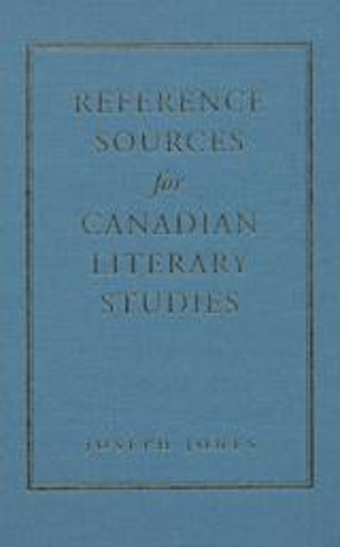 Паперова книга «Reference Sources for Canadian Literary Studies», автор Джозеф Джонс - фото №1