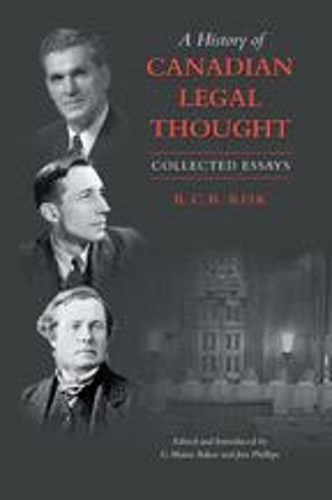 Бумажная книга «A History of Canadian Legal Thought: Collected Essays», автор Р.К.Б. Риск - фото №1