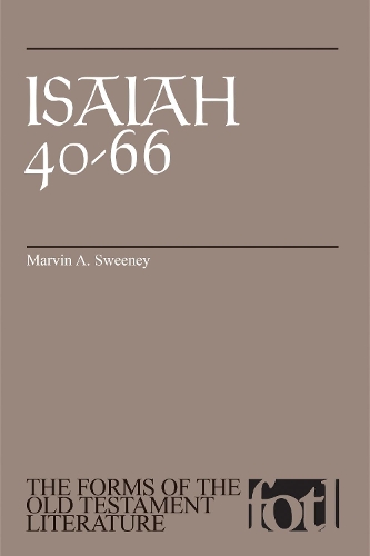Бумажная книга «Isaiah 40-66», автор Марвин А. Суини - фото №1