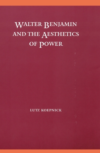 Паперова книга «Walter Benjamin and the Aesthetics of Power», автор Лутц Кепнік - фото №1