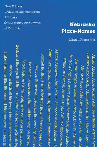 Бумажная книга «Nebraska Place-Names», автор Лилиан Л. Фицпатрик - фото №1