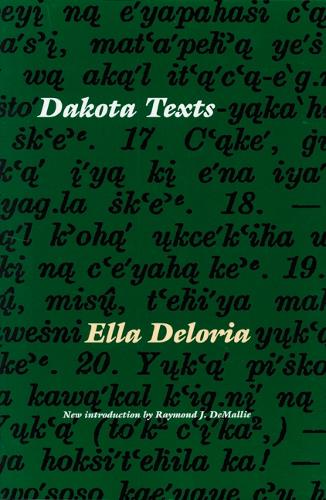 Паперова книга «Dakota Texts», автор Елла Кара Делорія - фото №1