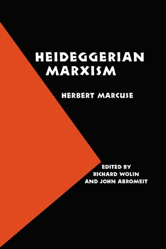 Паперова книга «Heideggerian Marxism», автор Герберт Маркузе - фото №1