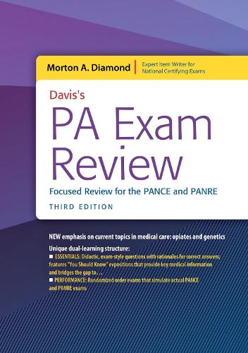 Paper book «Davis's PA Exam Review: Focused Review for the PANCE and PANRE», author Morton A. Diamond - фото №1