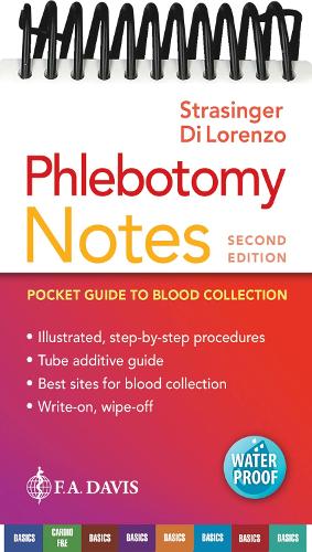 Бумажная книга «Phlebotomy Notes: Pocket Guide to Blood Collection», авторов Марджори Шауб Ди Лоренцо, Сьюзен Кинг Стразингер - фото №1