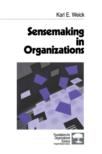 Бумажная книга «Sensemaking in Organizations», автор Карл Э. Вайк - фото №1