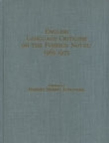 Бумажная книга «English Language Criticism on the Foreign Novel, 1965–1975», автор Гарриет Семмс Александр - фото №1