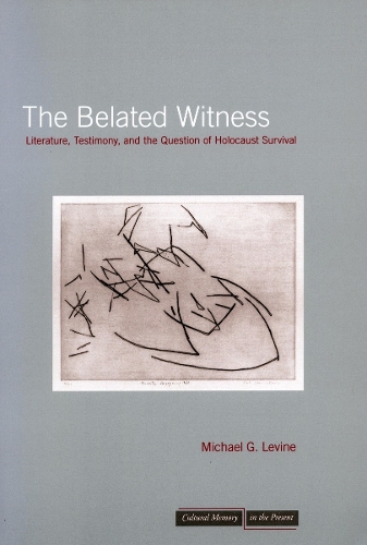 Паперова книга «The Belated Witness: Literature, Testimony, and the Question of Holocaust Survival», автор Майкл Г. Левін - фото №1