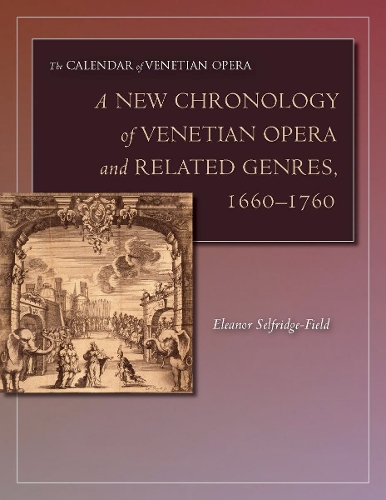 Бумажная книга «A New Chronology of Venetian Opera and Related Genres, 1660-1760», автор Элеонора Селфридж-Филд - фото №1