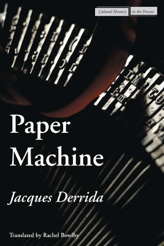 Паперова книга «Paper Machine», автор Жак Дерріда - фото №1