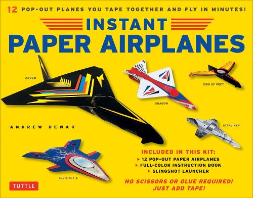 Бумажная книга «Instant Paper Airplanes for Kids: Pop-out Airplanes You Tape Together and Fly in Seconds!», автор Эндрю Дьюар - фото №1