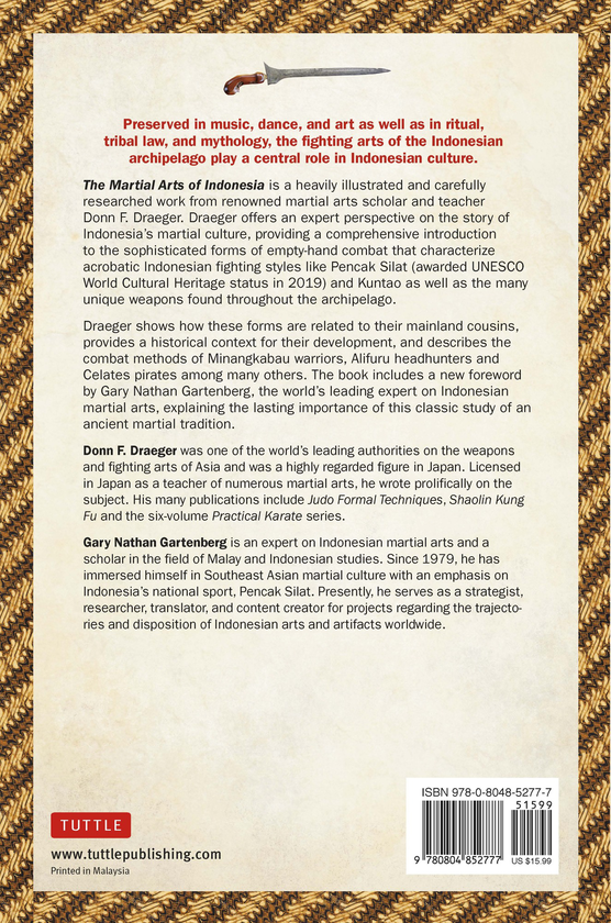 Бумажная книга «The Martial Arts of Indonesia. A Guide to Pencak Silat, Kuntao and Traditional Weapons», автор Донн Ф. Дрэгер - фото №1