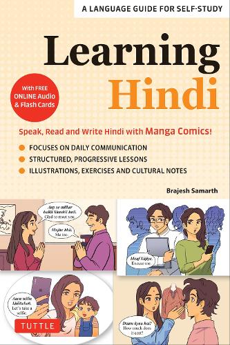 Бумажная книга «Learning Hindi: Speak, Read and Write Hindi with Manga Comics! A Language Guide for Self-Study (Free Online Audio & Flash Cards)» - фото №1