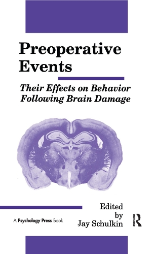 Бумажная книга «Preoperative Events: Their Effects on Behavior Following Brain Damage» - фото №1