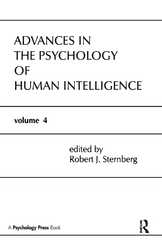 Бумажная книга «Advances in the Psychology of Human Intelligence: Volume 4» - фото №1