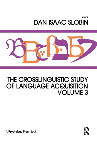 Паперова книга «The Crosslinguistic Study of Language Acquisition: Volume 3» - фото №1
