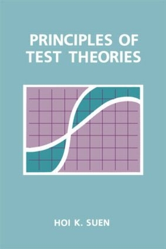 Паперова книга «Principles of Test Theories», автор Хой К. Суен - фото №1