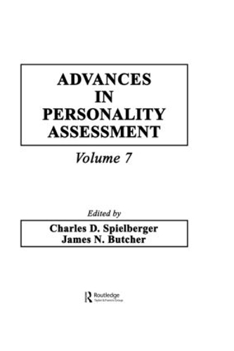 Паперова книга «Advances in Personality Assessment: Volume 7» - фото №1