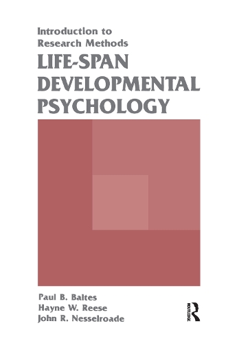 Паперова книга «Life-span Developmental Psychology: Introduction To Research Methods», авторів Хейн В. Різ, Джон Р. Несселроад, Пол Б. Балтес - фото №1