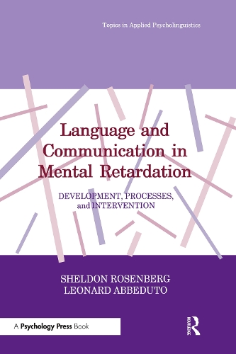 [object Object] «Language and Communication in Mental Retardation: Development, Processes, and intervention», авторів Леонард Аббедуто, Шелдон Розенберг - фото №1