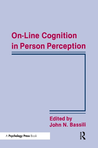 Бумажная книга «On-line Cognition in Person Perception» - фото №1