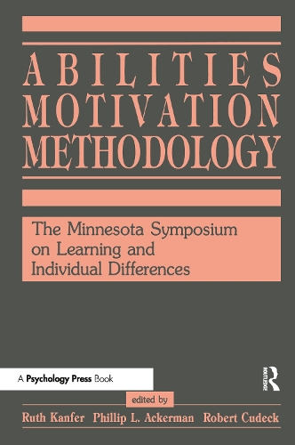 Бумажная книга «Abilities, Motivation and Methodology: The Minnesota Symposium on Learning and Individual Differences» - фото №1
