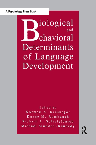 Паперова книга «Biological and Behavioral Determinants of Language Development» - фото №1