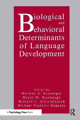 Паперова книга «Biological and Behavioral Determinants of Language Development» - фото №1