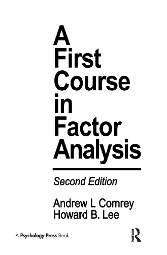 Паперова книга «A First Course in Factor Analysis», авторів Ендрю Л. Комрі, Говард Б. Лі - фото №1