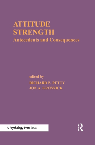 Бумажная книга «Attitude Strength: Antecedents and Consequences» - фото №1