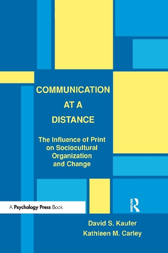[object Object] «Communication at A Distance: The Influence of Print on Sociocultural Organization and Change», авторов Дэвид С. Кауфер, Кэтлин М. Карли - фото №1