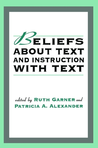 Паперова книга «Beliefs About Text and Instruction With Text» - фото №1