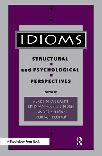 Бумажная книга «Idioms: Structural and Psychological Perspectives» - фото №1
