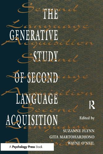 Бумажная книга «The Generative Study of Second Language Acquisition» - фото №1