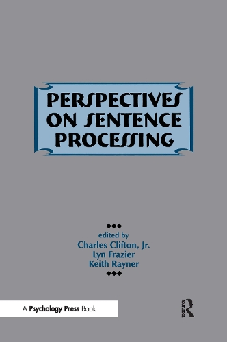 Бумажная книга «Perspectives on Sentence Processing» - фото №1