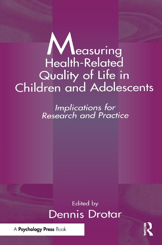Бумажная книга «Measuring Health-Related Quality of Life in Children and Adolescents: Implications for Research and Practice» - фото №1